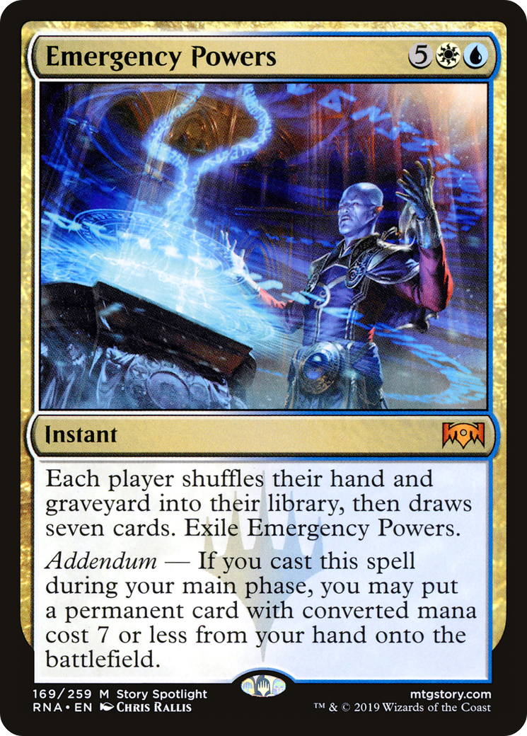 Emergency Powers (RNA-169) [Ravnica Allegiance] MTG Single Wizards of the Coast