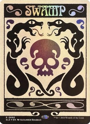 Swamp (0890) (Rainbow Foil) (SLD-890) [Secret Lair] Drop Series Foil MTG Single Wizards of the Coast