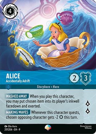 Alice - Accidentally Adrift (Epic) (217/204) [Fabled] Holofoil Lorcana Single Disney