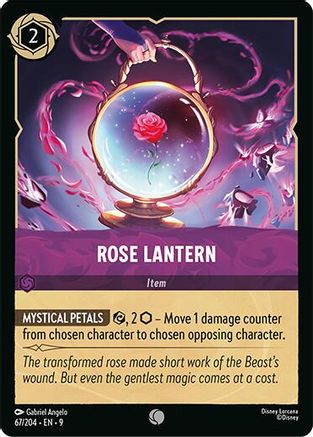 Rose Lantern (67/204) [Fabled] Cold Foil Lorcana Single Disney
