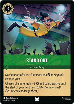 Stand Out (94/204) [Fabled] Cold Foil Lorcana Single Disney