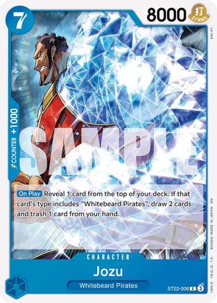 Jozu (ST22-006) [Starter Deck 22: Ace & Newgate] One Piece Single Bandai