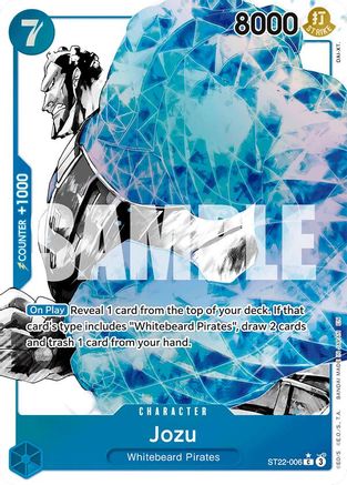 Jozu (Parallel) (ST22-006) [Starter Deck 22: Ace & Newgate] Foil One Piece Single Bandai