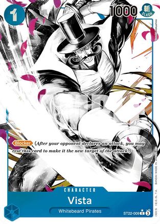Vista (Parallel) (ST22-009) [Starter Deck 22: Ace & Newgate] Foil One Piece Single Bandai