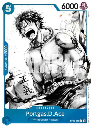 Portgas.D.Ace (Parallel) (ST22-010) [Starter Deck 22: Ace & Newgate] Foil One Piece Single Bandai
