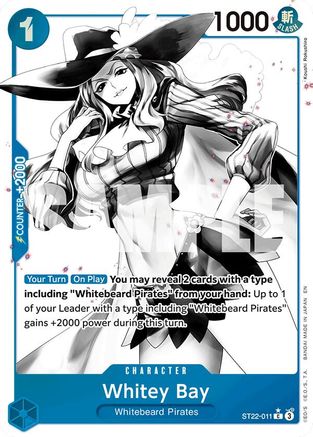 Whitey Bay (Parallel) (ST22-011) [Starter Deck 22: Ace & Newgate] Foil One Piece Single Bandai