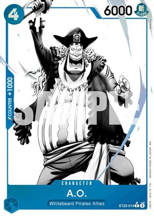 A.O. (Parallel) (ST22-014) [Starter Deck 22: Ace & Newgate] Foil One Piece Single Bandai