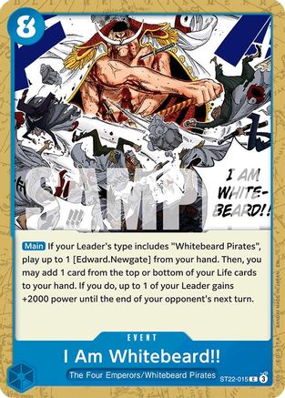 I Am Whitebeard!! (ST22-015) [Starter Deck 22: Ace & Newgate] One Piece Single Bandai