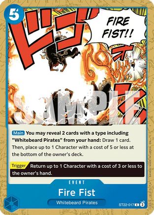 Fire Fist (ST22-017) [Starter Deck 22: Ace & Newgate] One Piece Single Bandai