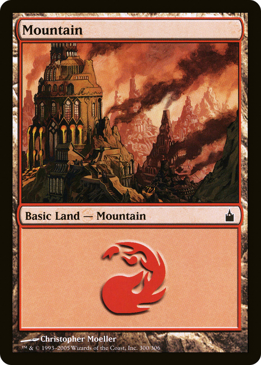 Mountain (RAV-300) [Ravnica: City of Guilds] Foil MTG Single Wizards of the Coast
