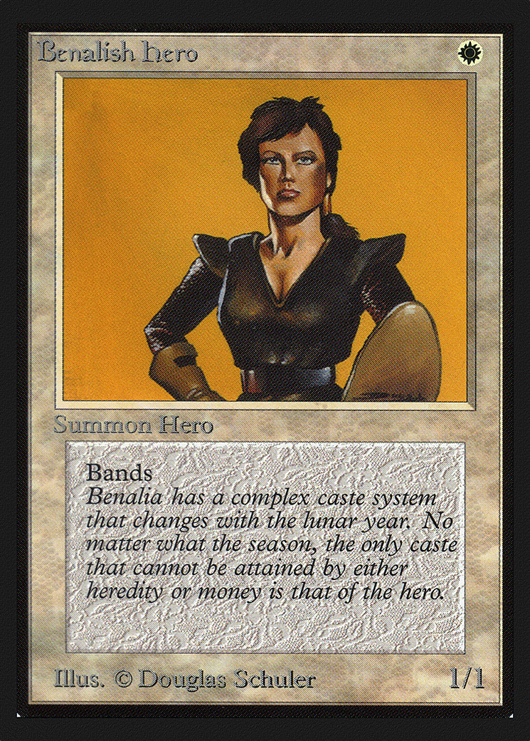 Benalish Hero (CED-004) [Collectors' Edition] MTG Single Wizards of the Coast