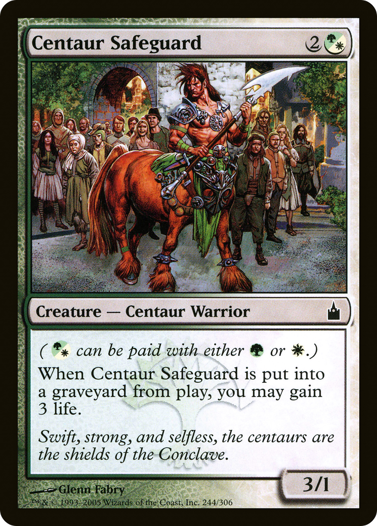 Centaur Safeguard (RAV-244) [Ravnica: City of Guilds] Foil MTG Single Wizards of the Coast