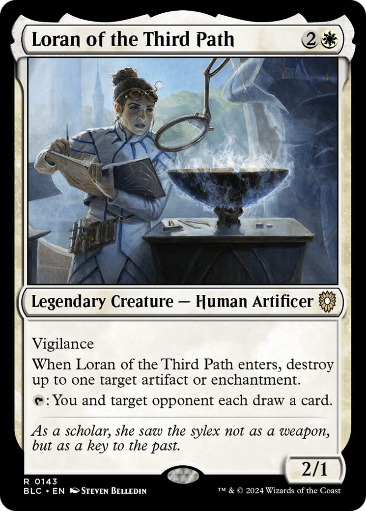 Loran of the Third Path (BLC-143) [Bloomburrow Commander] MTG Single Wizards of the Coast