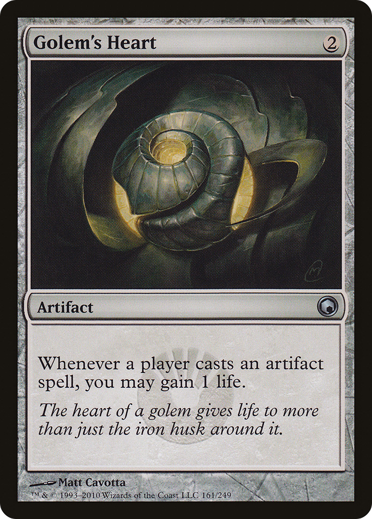 Golem's Heart (SOM-161) [Scars of Mirrodin] Foil MTG Single Wizards of the Coast