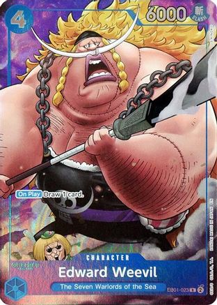 Edward Weevil (Seven Warlords of the Sea Binder Set) (EB01-023) [One Piece Promotion Cards] Foil One Piece Single Bandai