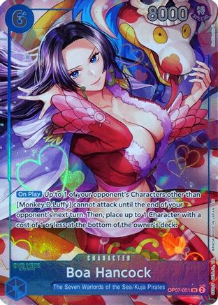Boa Hancock (Seven Warlords of the Sea Binder Set) (OP07-051) [One Piece Promotion Cards] Foil One Piece Single Bandai