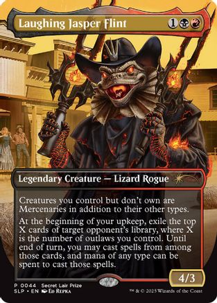 Laughing Jasper Flint (SLP-044) [Secret Lair] Showdown Foil MTG Single Wizards of the Coast