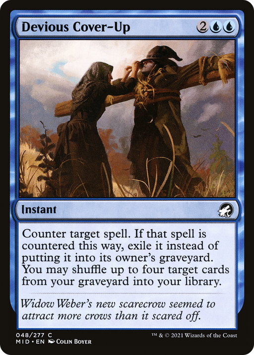 Devious Cover-Up (MID-048) [Innistrad: Midnight Hunt] MTG Single Wizards of the Coast