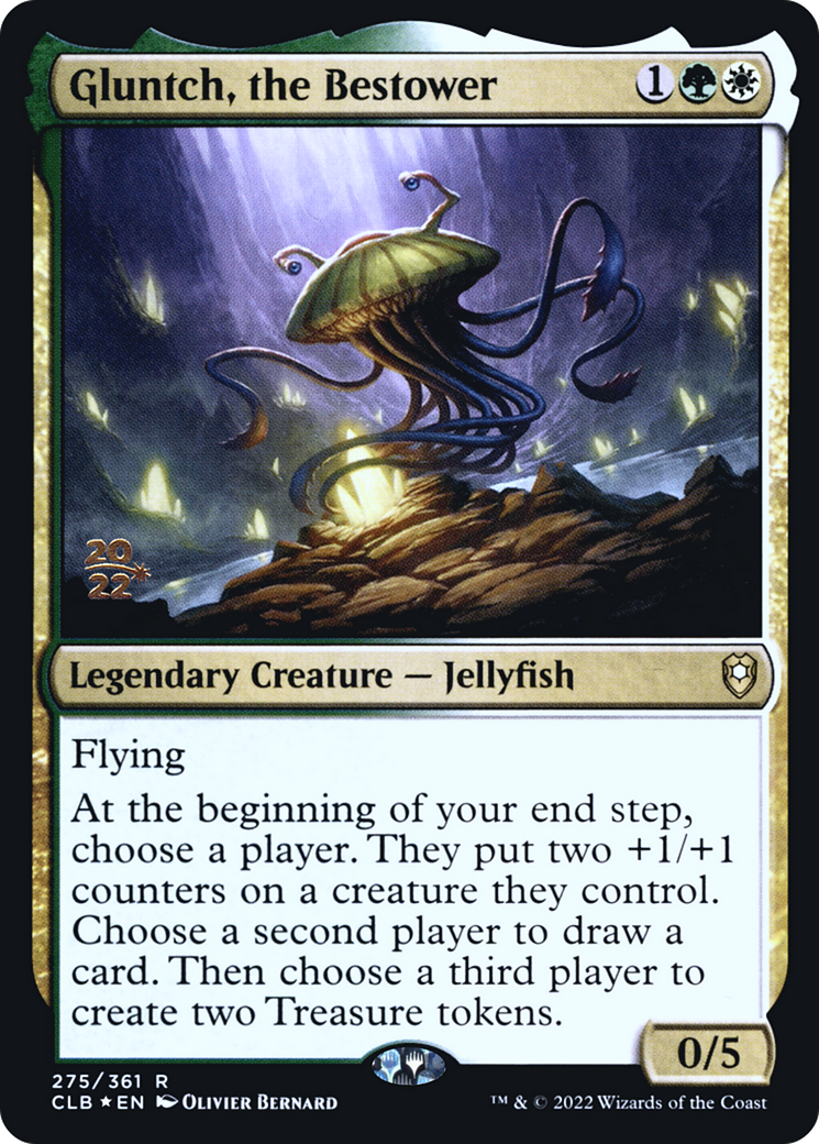 Gluntch, the Bestower (PRE-275) [Battle for Baldur's Gate Promos] Foil MTG Single Wizards of the Coast