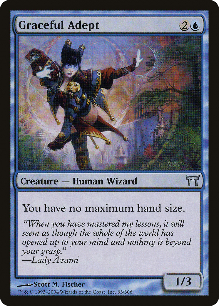 Graceful Adept (CHK-063) [Champions of Kamigawa] MTG Single Wizards of the Coast