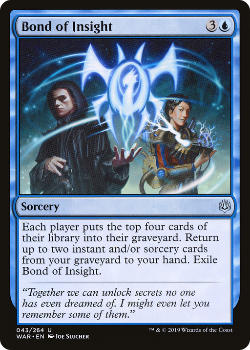 Bond of Insight (WAR-043) [War of the Spark] Foil MTG Single Wizards of the Coast