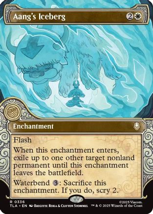 Aang's Iceberg (TLA-336) [Avatar: The Last Airbender] Foil MTG Single Wizards of the Coast