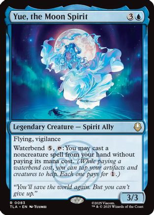 Yue, the Moon Spirit (TLA-083) [Avatar: The Last Airbender] Foil MTG Single Wizards of the Coast