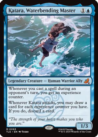 Katara, Waterbending Master (TLE-093) [Avatar: The Last Airbender: Eternal-Legal] MTG Single Wizards of the Coast