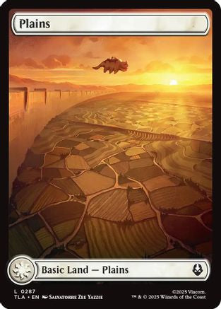 Plains (287) (TLA-287) [Avatar: The Last Airbender] MTG Single Wizards of the Coast