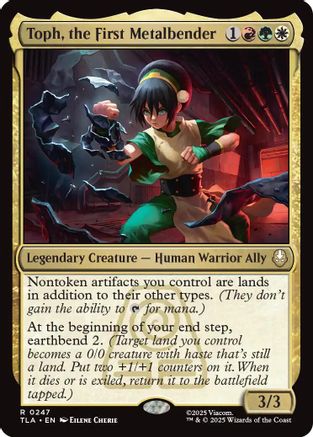 Toph, the First Metalbender (TLA-247) [Avatar: The Last Airbender] Foil MTG Single Wizards of the Coast