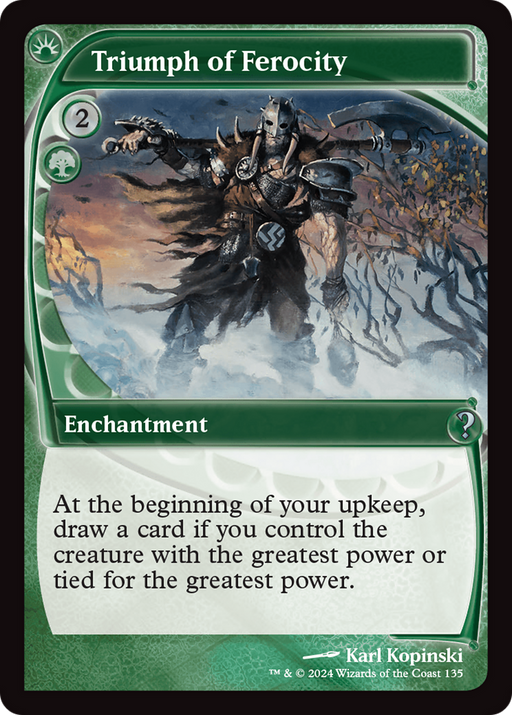 Triumph of Ferocity (Future Sight) (MB2-135) [Mystery Booster] Mystery Booster 2 MTG Single Wizards of the Coast
