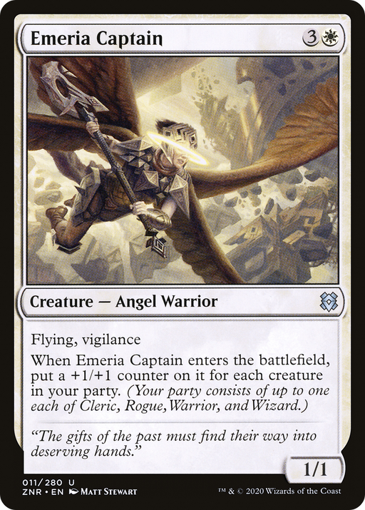 Emeria Captain (ZNR-011) [Zendikar Rising] MTG Single Wizards of the Coast