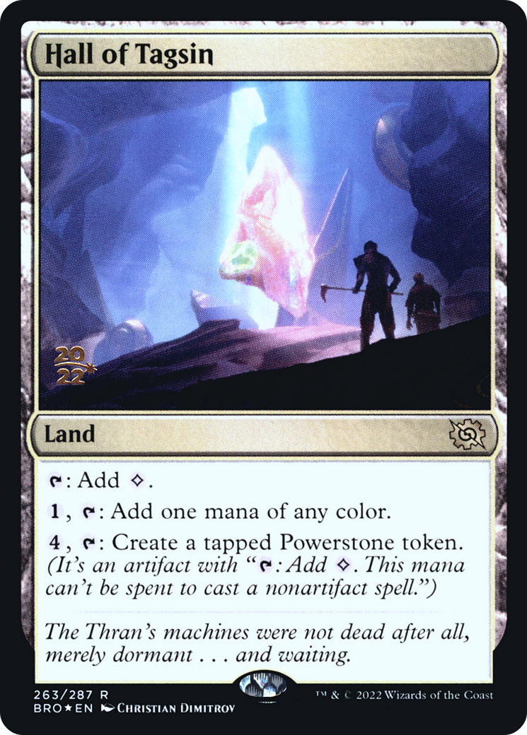 Hall of Tagsin (PRE-263) [The Brothers' War Promos] Foil MTG Single Wizards of the Coast