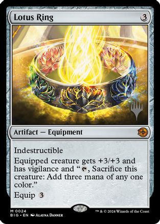 Lotus Ring (PPEOE-024) [Promo Pack: Edge of Eternities] Foil MTG Single Wizards of the Coast