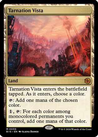 Tarnation Vista (PPEOE-030) [Promo Pack: Edge of Eternities] Foil MTG Single Wizards of the Coast