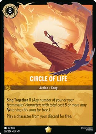 Circle of Life (26/204) [Fabled] Cold Foil Lorcana Single Disney