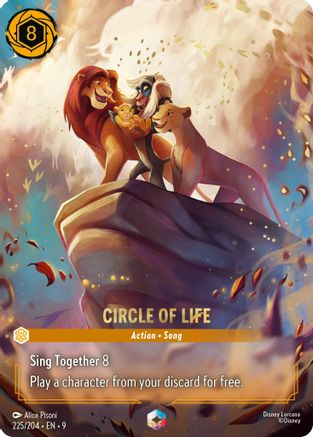 Circle of Life (Enchanted) (225/204) [Fabled] Holofoil Lorcana Single Disney