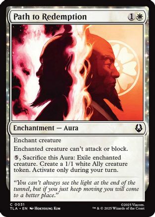 Path to Redemption (TLA-031) [Avatar: The Last Airbender] Foil MTG Single Wizards of the Coast