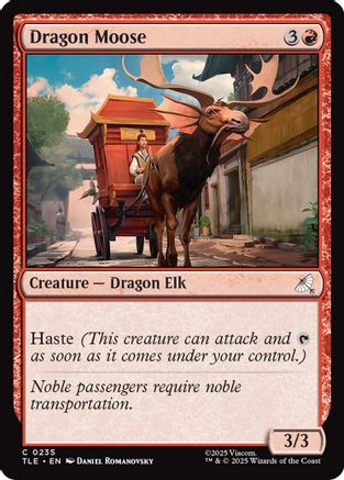 Dragon Moose (0235) (TLE-235) [Avatar: The Last Airbender: Eternal-Legal] Foil MTG Single Wizards of the Coast
