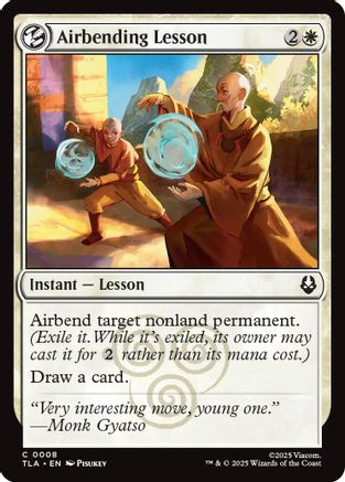 Airbending Lesson (TLA-008) [Avatar: The Last Airbender] MTG Single Wizards of the Coast