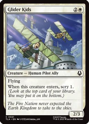 Glided Kids (TLA-021) [Avatar: The Last Airbender] MTG Single Wizards of the Coast