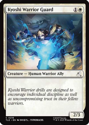 Kyoshi Warrior Guard (TLE-216) [Avatar: The Last Airbender: Eternal-Legal] MTG Single Wizards of the Coast