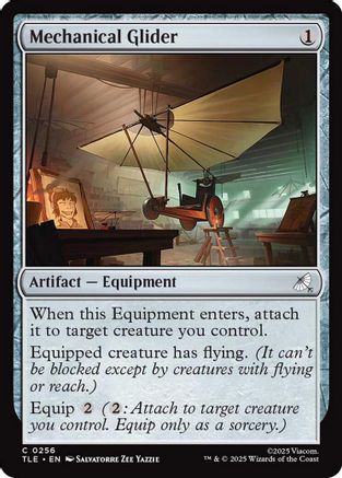 Mechanical Glider (TLE-256) [Avatar: The Last Airbender: Eternal-Legal] MTG Single Wizards of the Coast