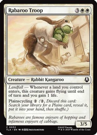 Rabaroo Troop (TLA-032) [Avatar: The Last Airbender] Foil MTG Single Wizards of the Coast
