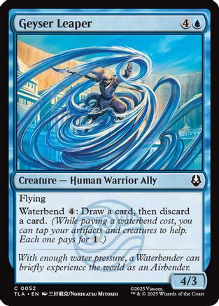 Geyser Leaper (TLA-052) [Avatar: The Last Airbender] Foil MTG Single Wizards of the Coast