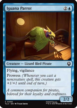 Iguana Parrot (TLA-056) [Avatar: The Last Airbender] Foil MTG Single Wizards of the Coast
