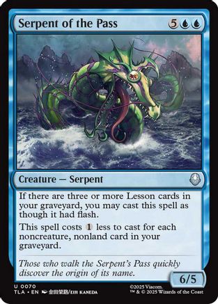 Serpent of the Pass (TLA-070) [Avatar: The Last Airbender] MTG Single Wizards of the Coast