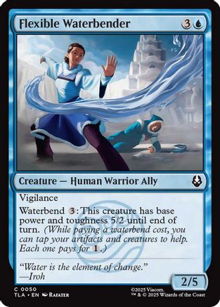 Flexible Waterbender (TLA-050) [Avatar: The Last Airbender] Foil MTG Single Wizards of the Coast