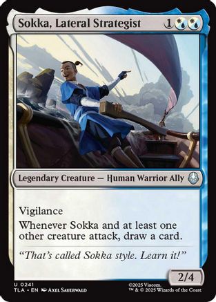 Sokka, Lateral Strategist (TLA-241) [Avatar: The Last Airbender] MTG Single Wizards of the Coast
