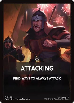 Attacking Theme Card (TLA-005) [Avatar: The Last Airbender] MTG Single Wizards of the Coast